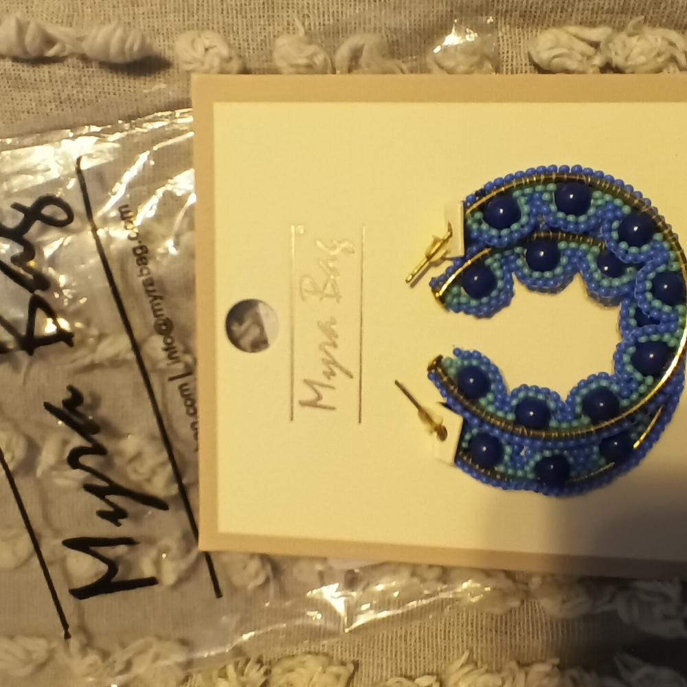 New Myra hoop earrings